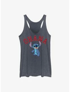 Cheapest 🔥 Disney Lilo & Stitch Ohana Collegiate 👧 Girls Tank 🔥