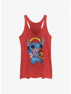 Outlet 🔥 Disney Lilo & Stitch Rockin' Stitch 👧 Girls Tank ✨