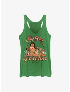 Promo 👍 Disney Lilo & Stitch Sisters Forever 👧 Girls Tank 🌟