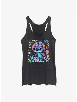Hot Sale 💯 Disney Lilo & Stitch Trouble Maker 👧 Girls Tank 🤩