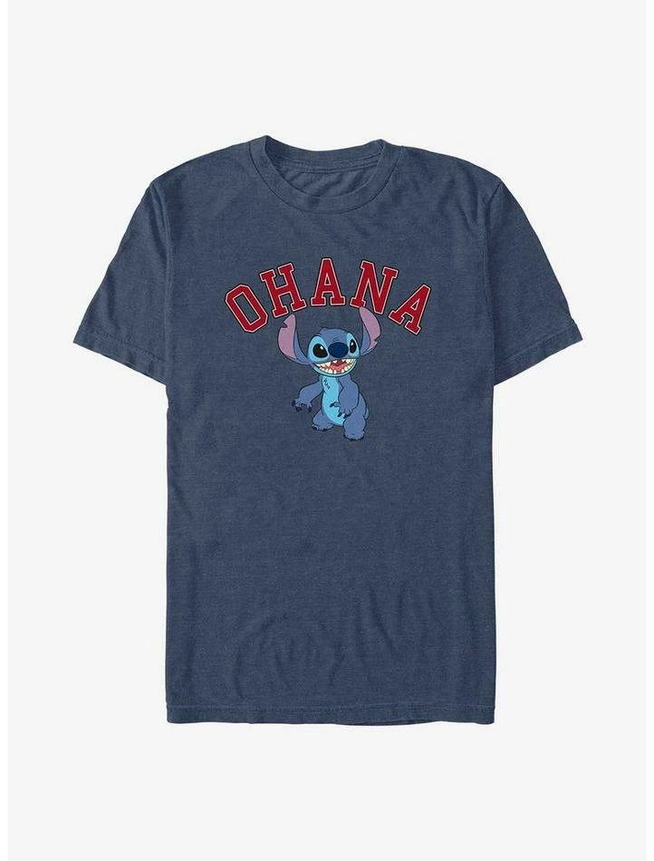 Best deal 👏 Disney Lilo & Stitch Ohana Collegiate T-Shirt 😉 3 Best deal 👏 Disney Lilo & Stitch Ohana Collegiate T-Shirt 😉