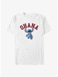 Hot Sale 🔥 Disney Lilo & Stitch Ohana Collegiate T-Shirt 💯