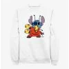 Cheapest ❤️ Disney Lilo & Stitch Stick 'Em Up Sweatshirt 😍 -lilo and stitch shop 19739912 hi