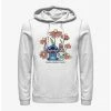 Deals 🤩 Disney Lilo & Stitch Chibi Floral Hoodie ⭐ -lilo and stitch shop 19739930 hi
