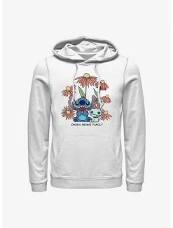 Deals 🤩 Disney Lilo & Stitch Chibi Floral Hoodie ⭐