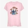 Promo 🎁 Disney Lilo & Stitch Chibi Floral 👧 Girls T-Shirt 🔔 -lilo and stitch shop 19740000 hi