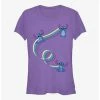 Buy 👍 Disney Lilo & Stitch Ribbon Stitches 👧 Girls T-Shirt ❤️ -lilo and stitch shop 19740021 hi