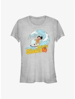 New 🔔 Disney Lilo & Stitch Little Sister Lilo 👧 Girls T-Shirt 👍