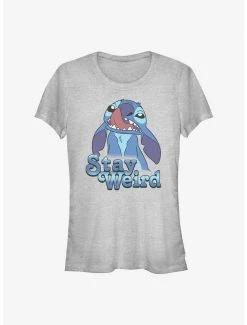 Top 10 👏 Disney Lilo & Stitch Stay Weird 👧 Girls T-Shirt 🤩