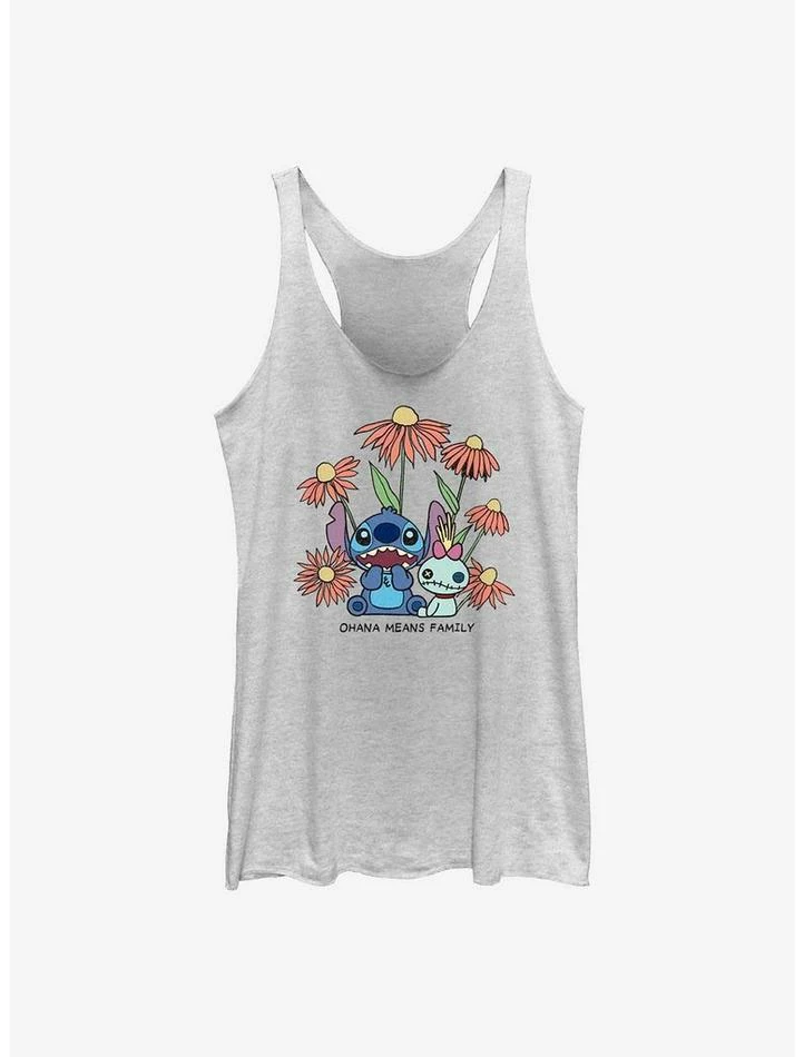 Hot Sale 🌟 Disney Lilo & Stitch Chibi Floral 👧 Girls Tank ⭐ 3 Hot Sale 🌟 Disney Lilo & Stitch Chibi Floral 👧 Girls Tank ⭐