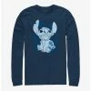 Top 10 ⌛ Disney Lilo & Stitch Floral Sketch Long-Sleeve T-Shirt ❤️ -lilo and stitch shop 19740175 hi