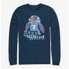 Budget 🥰 Disney Lilo & Stitch Stay Weird Long-Sleeve T-Shirt 🌟 -lilo and stitch shop 19740189 hi