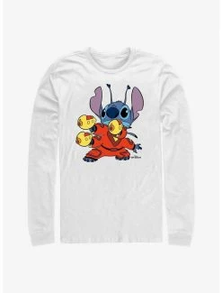 New 🌟 Disney Lilo & Stitch Stick 'Em Up Long-Sleeve T-Shirt 🔔