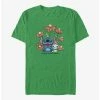 Cheap ⭐ Disney Lilo & Stitch Chibi Floral T-Shirt 🎁 -lilo and stitch shop 19740273 hi