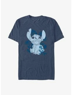 Best Sale 🎁 Disney Lilo & Stitch Floral Sketch T-Shirt 🎁