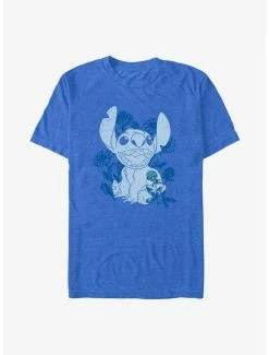 Deals 🎁 Disney Lilo & Stitch Floral Sketch T-Shirt 🎁