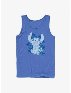 Hot Sale 🔔 Disney Lilo & Stitch Floral Sketch Tank 🌟