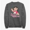 New ⭐ Disney Lilo & Stitch Stay Weird Lilo Sweatshirt 🌟 -lilo and stitch shop 19748048 hi