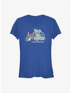 Brand new 🛒 Disney Lilo & Stitch Meega Nala Kweesta 👧 Girls T-Shirt 🎉
