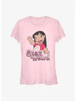 Deals ✨ Disney Lilo & Stitch Stay Weird Lilo 👧 Girls T-Shirt 👏