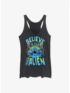 Budget 🎉 Disney Lilo & Stitch Inner Alien 👧 Girls Tank 😍