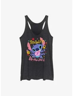 Cheapest 🎁 Disney Lilo & Stitch Socially Awkward 👧 Girls Tank ✨