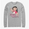 Hot Sale 🎁 Disney Lilo & Stitch Stay Weird Lilo Long-Sleeve T-Shirt 🌟 -lilo and stitch shop 19748334 hi