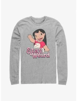 Hot Sale 🎁 Disney Lilo & Stitch Stay Weird Lilo Long-Sleeve T-Shirt 🌟