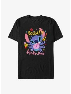Best deal 😀 Disney Lilo & Stitch Socially Awkward T-Shirt ⌛