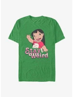 New 🔔 Disney Lilo & Stitch Stay Weird Lilo T-Shirt 😍