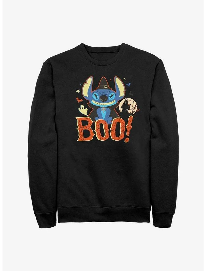 Budget 🎉 Disney Lilo & Stitch Boo Stitch Sweatshirt ⭐ 3 Budget 🎉 Disney Lilo & Stitch Boo Stitch Sweatshirt ⭐