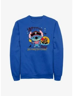 Hot Sale 😀 Disney Lilo & Stitch Pirate Stitch Sweatshirt ✨
