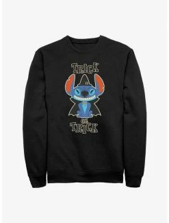 Discount 🎉 Disney Lilo & Stitch Trick or Treat Wizard Sweatshirt 👏