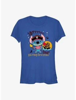 Top 10 🎁 Disney Lilo & Stitch Pirate Stitch 👧 Girls T-Shirt ⌛