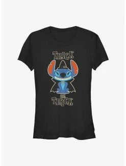 Flash Sale ⭐ Disney Lilo & Stitch Trick or Treat Wizard 👧 Girls T-Shirt 🛒