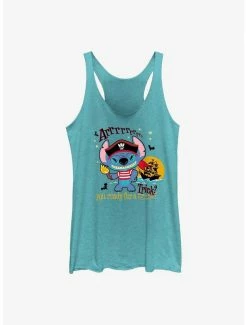 Hot Sale ✨ Disney Lilo & Stitch Pirate Stitch 👧 Girls Tank 🛒