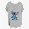 Outlet 🥰 Disney Lilo & Stitch Simply Stitch 👧 Girls T-Shirt Plus Size 🛒 -lilo and stitch shop 19893824 hi