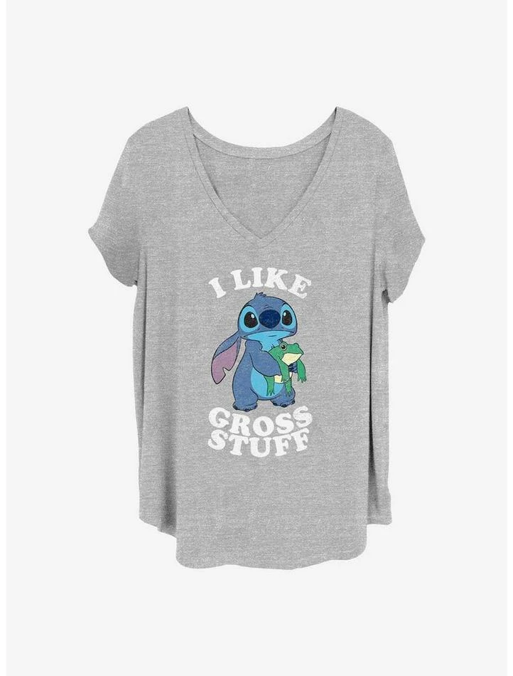 Discount 🎁 Disney Lilo & Stitch I Like Gross Stuff 👧 Girls T-Shirt Plus Size 🌟 3 Discount 🎁 Disney Lilo & Stitch I Like Gross Stuff 👧 Girls T-Shirt Plus Size 🌟