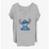 Discount 🌟 Disney Lilo & Stitch Simply Stitch 👧 Girls T-Shirt Plus Size 😍 -lilo and stitch shop 19893860 hi
