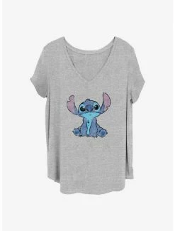 Discount 🌟 Disney Lilo & Stitch Simply Stitch 👧 Girls T-Shirt Plus Size 😍