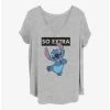 Best Pirce 🎉 Disney Lilo & Stitch So Extra 👧 Girls T-Shirt Plus Size ❤️ -lilo and stitch shop 19893872 hi