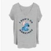 Cheap ⌛ Disney Lilo & Stitch I Don't Do Mornings 👧 Girls T-Shirt Plus Size ❤️ -lilo and stitch shop 19893908 hi