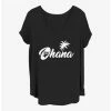 Cheapest ⭐ Disney Lilo & Stitch Silhouette Ohana 👧 Girls T-Shirt Plus Size ✔️ -lilo and stitch shop 19893920 hi