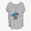 Promo 🔥 Disney Lilo & Stitch Tropic Stitch Flag 👧 Girls T-Shirt Plus Size 🎉 -lilo and stitch shop 19893950 hi
