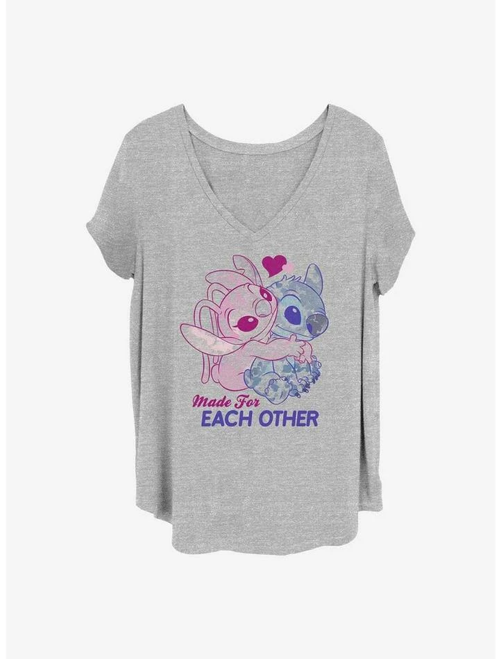 Budget โค๏ธ Disney Lilo & Stitch Angel and Stitch Together ๐ง Girls T-Shirt Plus Size ๐ 3 Budget โค๏ธ Disney Lilo & Stitch Angel and Stitch Together ๐ง Girls T-Shirt Plus Size ๐