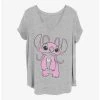 Promo 🔥 Disney Lilo & Stitch Big Angel 👧 Girls T-Shirt Plus Size 🎁 -lilo and stitch shop 19894491 hi