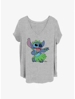 Wholesale 🥰 Disney Lilo & Stitch Big Hula 👧 Girls T-Shirt Plus Size 💯