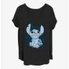 Wholesale 🌟 Disney Lilo & Stitch Floral Sketch 👧 Girls T-Shirt Plus Size 🎁 -lilo and stitch shop 19894527 hi