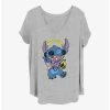 Top 10 🤩 Disney Lilo & Stitch Rockin' Stitch 👧 Girls T-Shirt Plus Size 🛒 -lilo and stitch shop 19894587 hi
