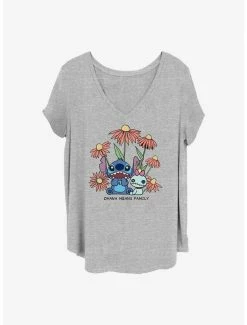 Best deal 👍 Disney Lilo & Stitch and Scrump 👧 Girls T-Shirt Plus Size 🤩